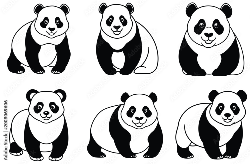 Obraz premium cute panda