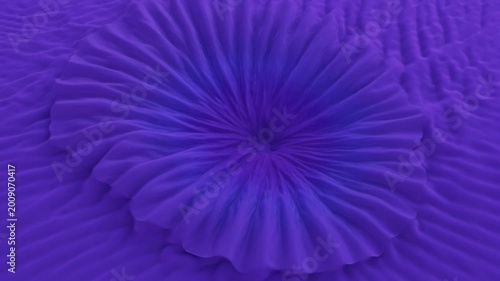 4K Footage of Purple Fabric Texture with Wavy Patterns, Cinematic Shot