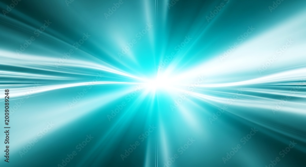 Fototapeta premium Vibrant Gradient Glow Background with Dynamic Light Rays