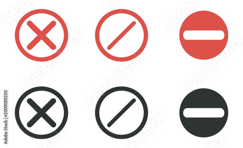 Prohibition restriction stop signs set, red and black warning symbols, forbidden negative icons, contrast design template, information signage vector illustration. Free Download Prohibition restriction stop signs set, red and black warning symbols, forbidden negative icons, contrast design template, information signage vector illustration. - GFXLoad
