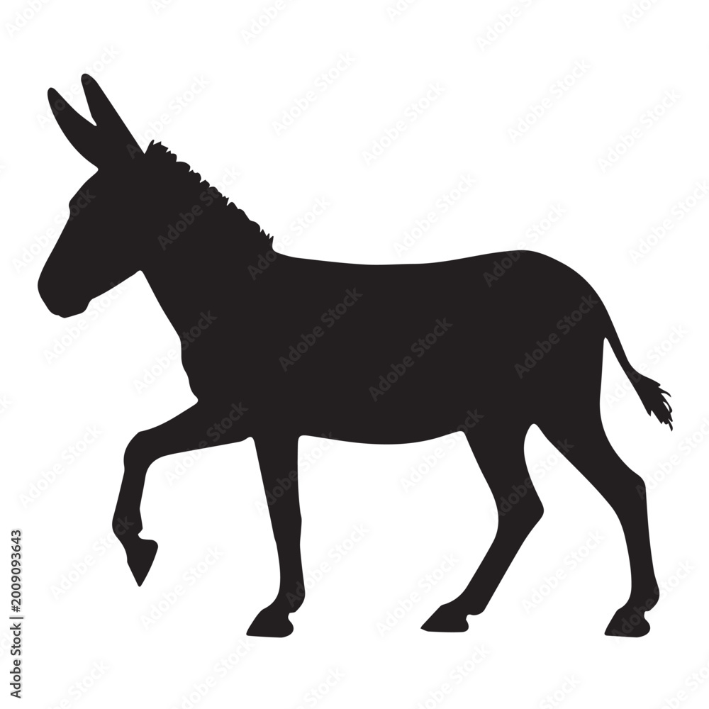 Fototapeta premium horse silhouette vector