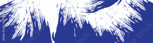 Photos Soaring Aspirations: Abstract rendering of wings against a brilliant blue canvas, conveying themes of freedom, flight, and boundless possibilities