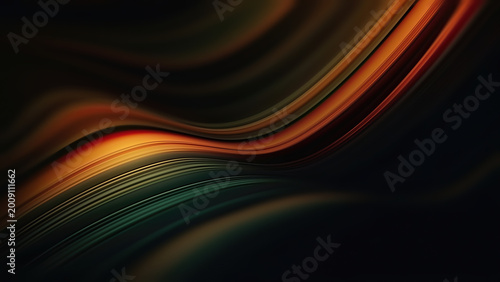 Konstfotografi Waves of Color Dance in an Enigmatic Abstract Setting