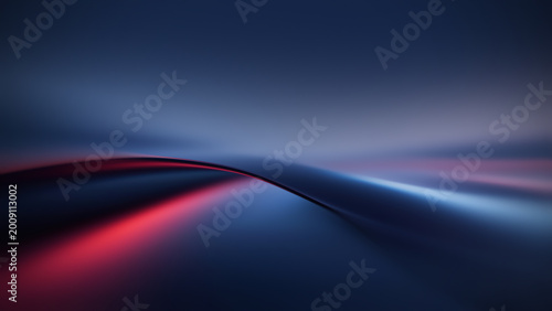 Evocative Waves of Color Dance in Abstract Harmony