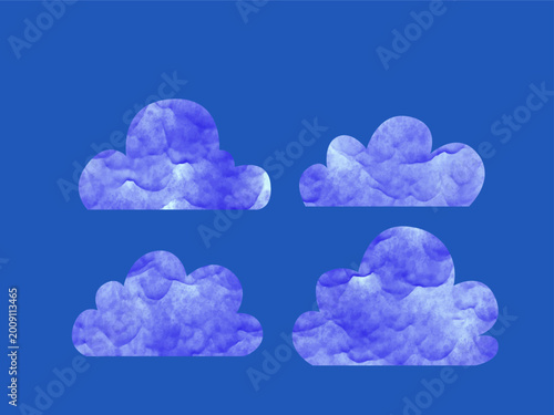 blue sky with clouds