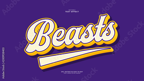 Beast editable text text effect basketball hoodie text style