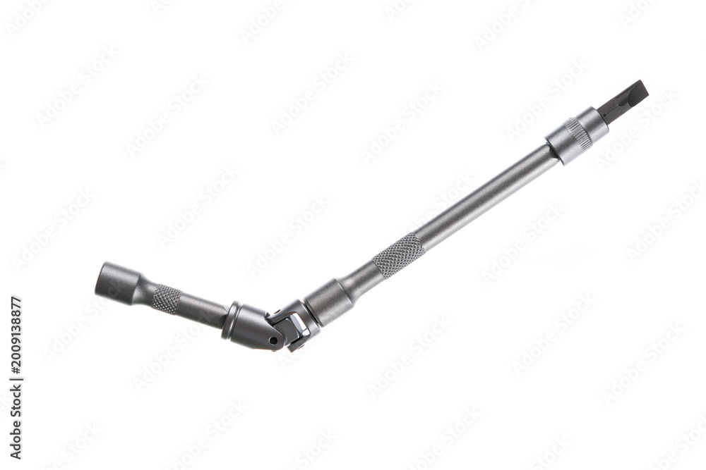 Fototapeta premium Socket wrench isolated on the white background