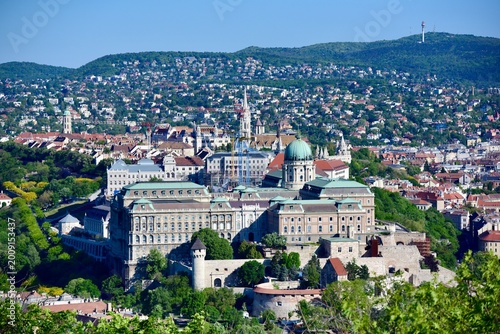 Overlooking the city of Budapest