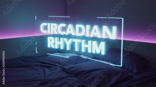 Circadian rhythm in bed.