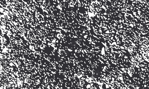 Schilderij op canvas Black grain texture overlay with distressed noise effect