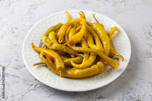 Plate of traditional pickle...
