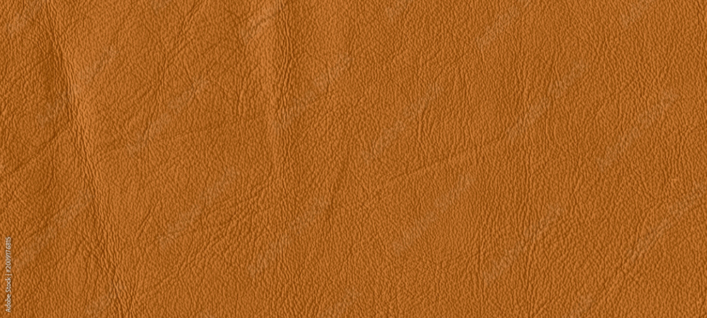 Fototapeta premium Tan brown leather texture background high quality close up of pebble grain artificial material for fashion industry furniture upholstery automotive interior design and professional craftsmanship.
