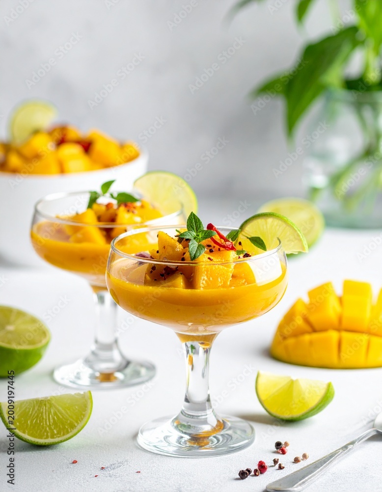 Fototapeta premium Mexiko – Ceviche de Mango