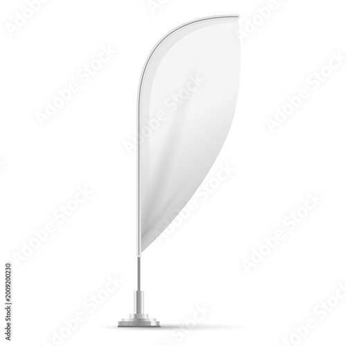 Εκτύπωση καμβά Blank feather convex flag