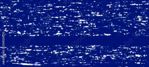 Foto Dark blue starry sky texture with white horizontal glitch lines and central dark void strip abstract interstellar space background digital artifact pattern cosmic galaxy concept creative backdrop
