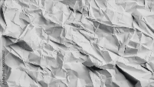 Bild auf Leinwand Crumpled gray paper background with a transparent feel and crinkled texture