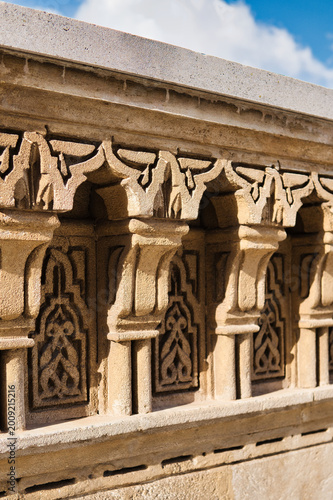 detail of the facade