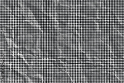Φωτογραφία Gray crumpled paper texture with transparent background