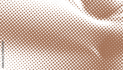 Foto Abstract brown dot pattern with a subtle gradient effect creating a modern and a