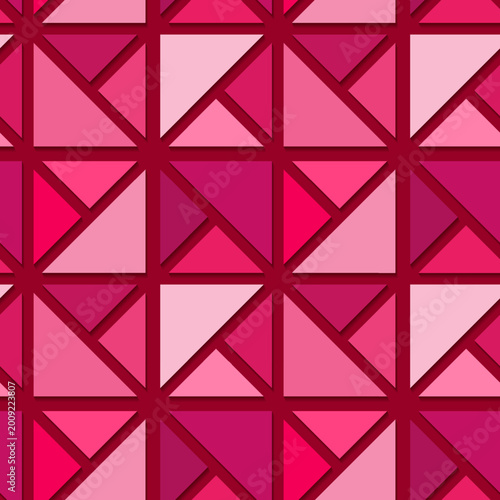 Modern abstract background with translucent polygon ornament. Vector illustra...