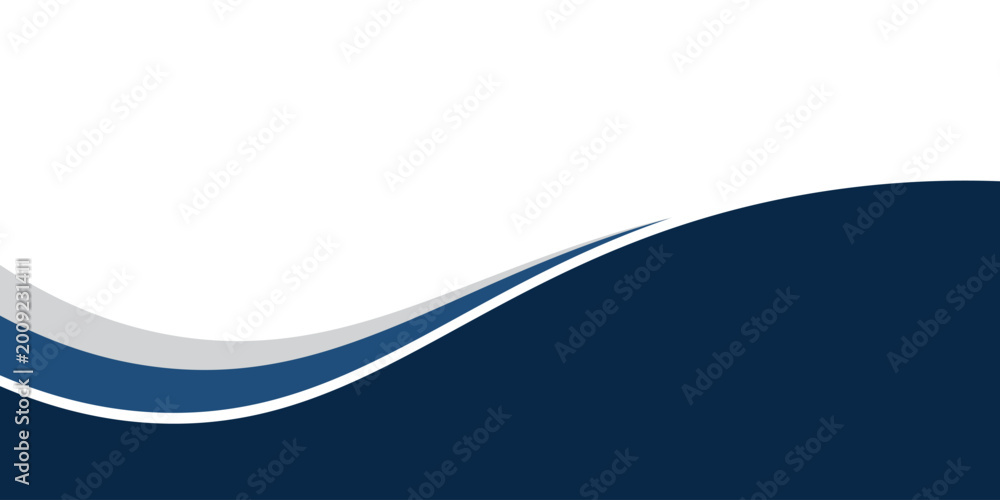 Obraz premium Professional Navy Blue Corporate Background with Wave Shapes for Business Presentation