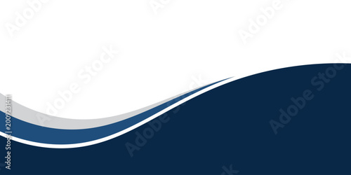 Professional Navy Blue Corporate Background with Wave Shapes for Business Presentation
