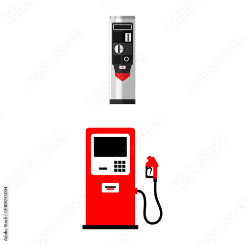 Free Download Streamlined vector illustration of a gas pump and payment terminal, vital elements for modern automotive services - GFXLoad