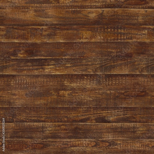 Fotografie Seamless rustic rough sawn wood texture background.