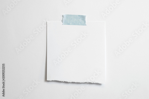 Obraz na plátne White polaroid frame photo picture instant camera photography template mockup empty isolated on transparent background, Photo frame for image compositing with photos taped in place Blank instant
