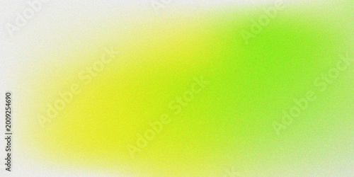 Abstract Vibrant Lime Green and Yellow Grainy Gradient Background with Soft Texture