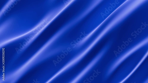 3D animation shows flowing blue waves moving across the surface