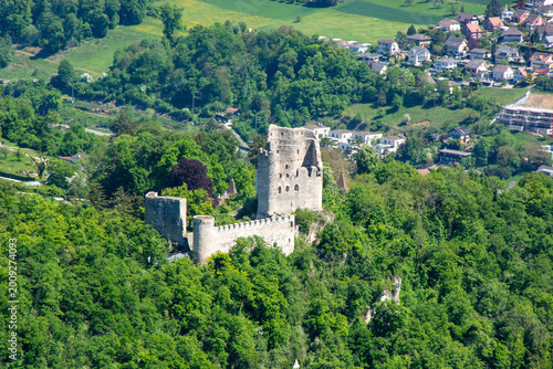 Burgruine Pfeffingen in Baselland, Schweiz