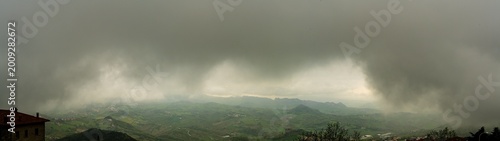 Clouds over San Marino