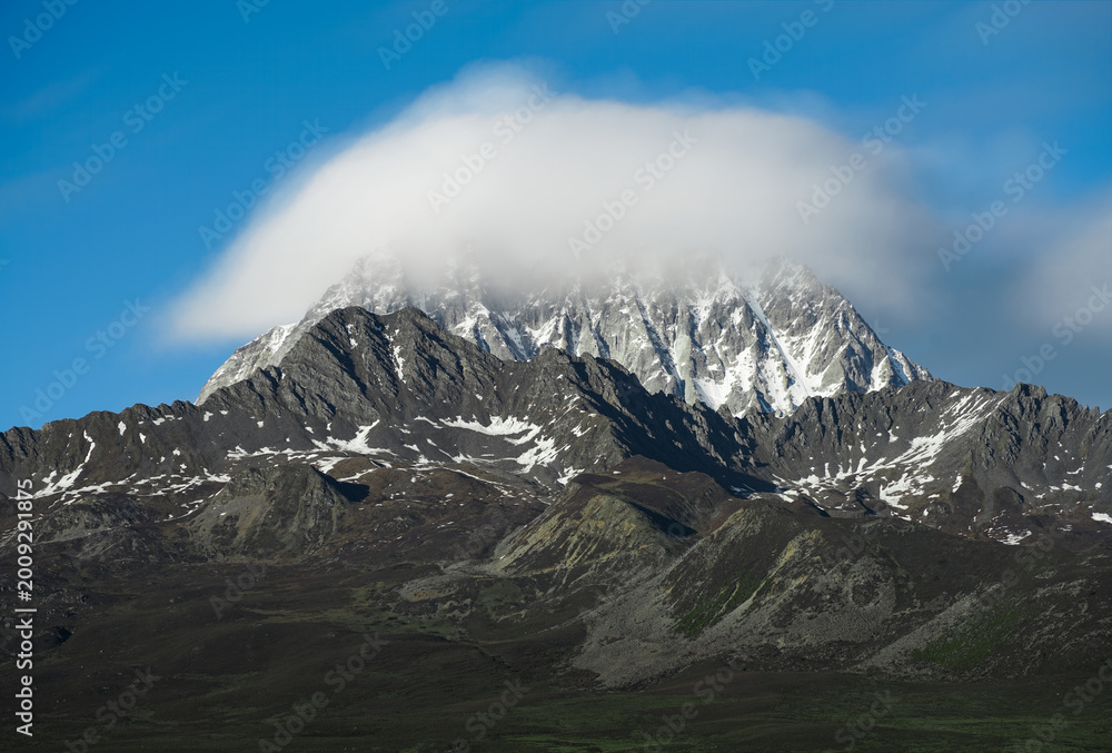 Obraz premium mountain landscape with clouds