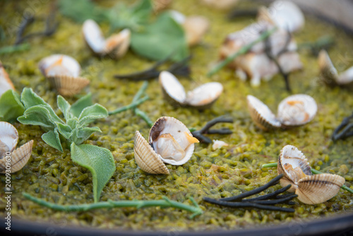 Authentic Spanish Paella – Seafood, Fish and Seaweed Recipe Image