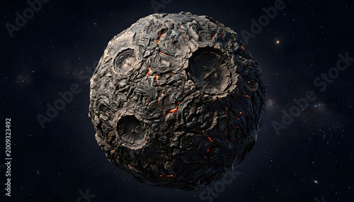Desolate Volcanic Alien Planet