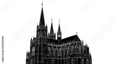 Gothic Cathedral Architecture Building Design 1.