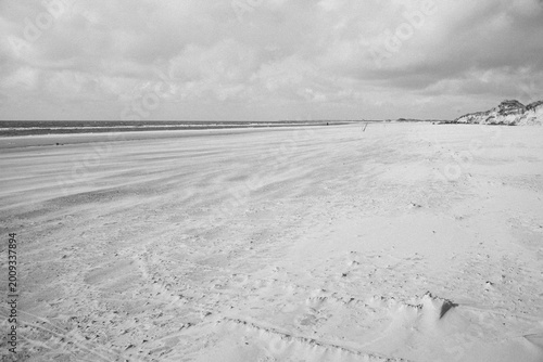 Windige Nordseeküste in Blavand Skallingen