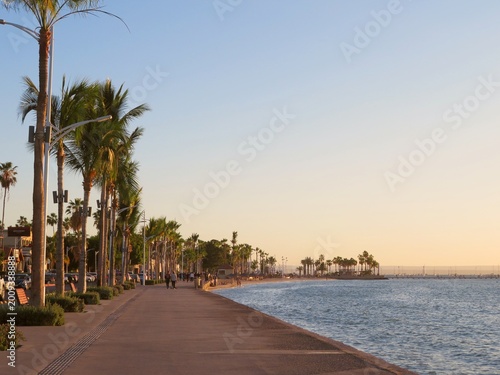фотографія the promenade walk by the sea- Malecon- in La Paz, Lower California (Baja Califo
