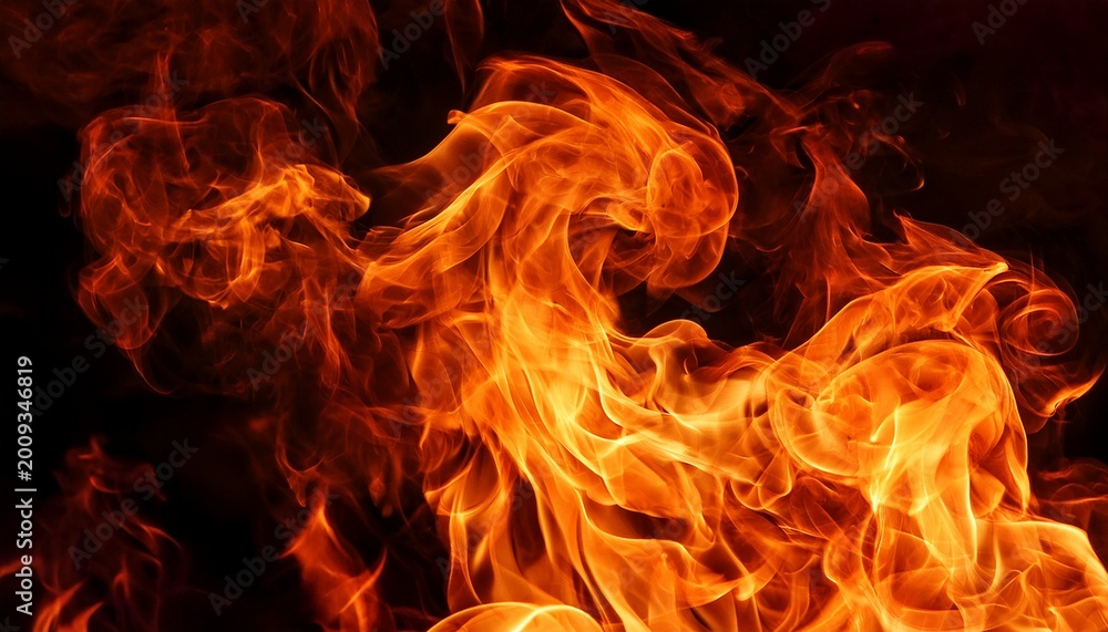 Fototapeta premium blaze fire flame for banner background