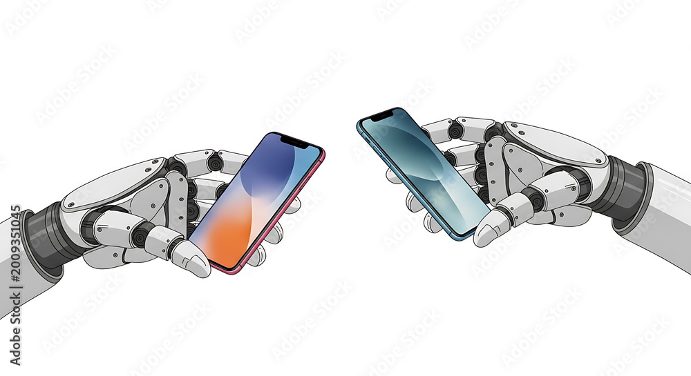 Fototapeta premium Isometric of a blue and orange electric vehicle charging station with cables and connectors