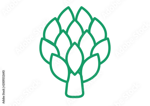 Green Artichoke Vegetable Ingredient for Salads
