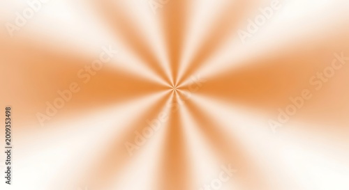 Abstract defocused orange and white background with radial blur effect