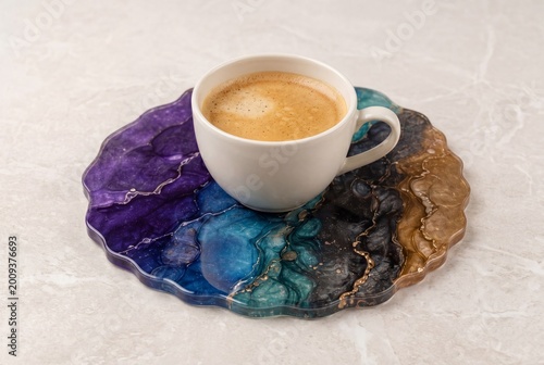 Epoxy Resin Process - Final Coaster Result