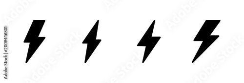 Free Download Lightning icon symbol for apps and websites. electric sign and symbol. power icon. energy sign - GFXLoad