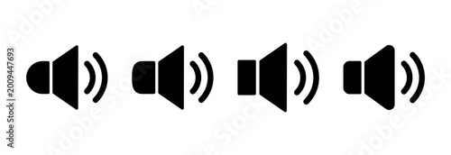 Fotografía Speaker icon symbol for apps and websites