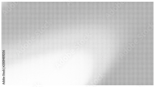 Billede på lærred Abstract halftone pattern with fading vertical lines and dots halftone abstract