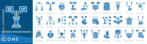Photos Business Decision Making Icon set