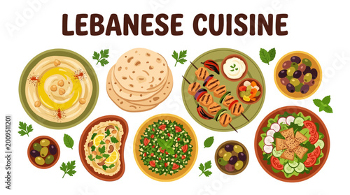 Photos A Flavorful Journey Through Lebanese Cuisine An Assortment of Traditional Dishes