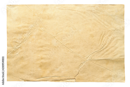old paper manuscript isolat...